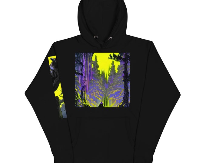 Black forest 90's anime Hoodie