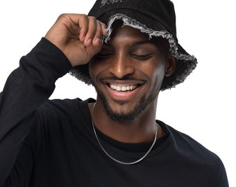 Summer Cotton Bucket Sun Hat: Hand-embroidered Beach Hat  display picture 1