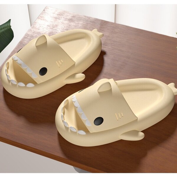 mens shark slippers