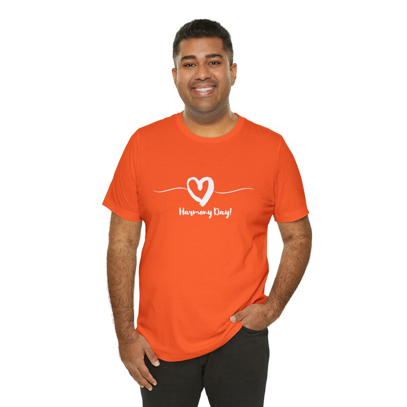 Harmony Day Unisex Cotton T-Shirt, Multicultural Unity Design image 9