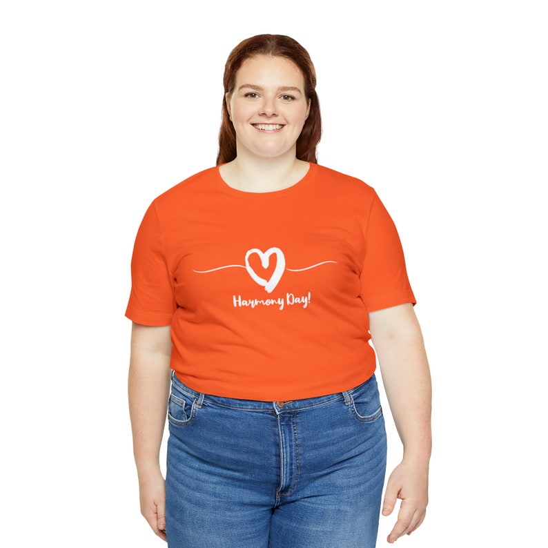 Harmony Day Unisex Cotton T-Shirt, Multicultural Unity Design image 8