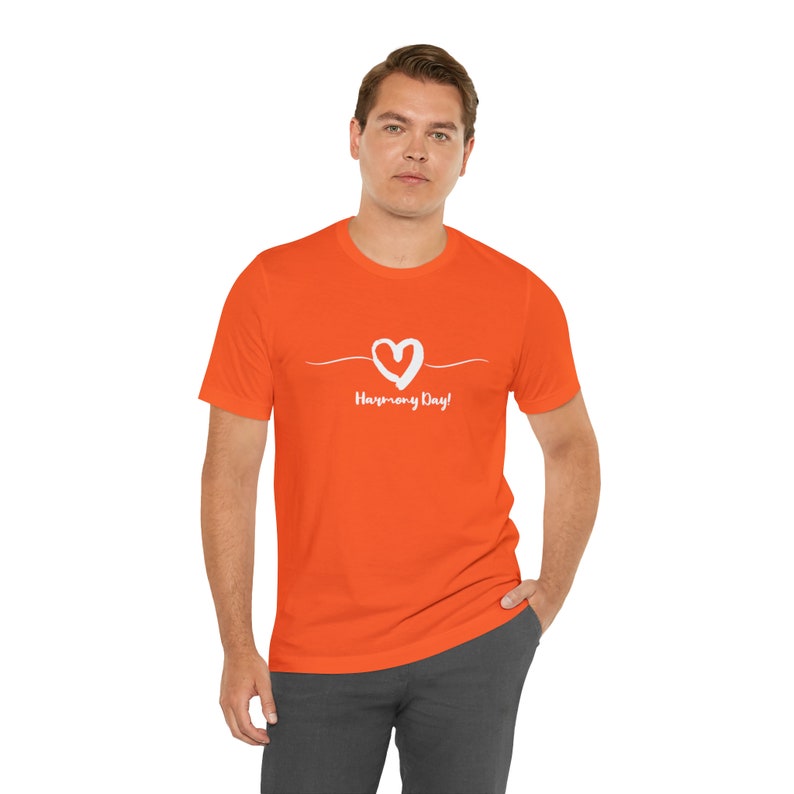Harmony Day Unisex Cotton T-Shirt, Multicultural Unity Design image 7