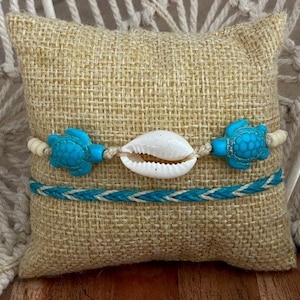 Seaturtle & Seashell Boho Waterproof Bracelet Set