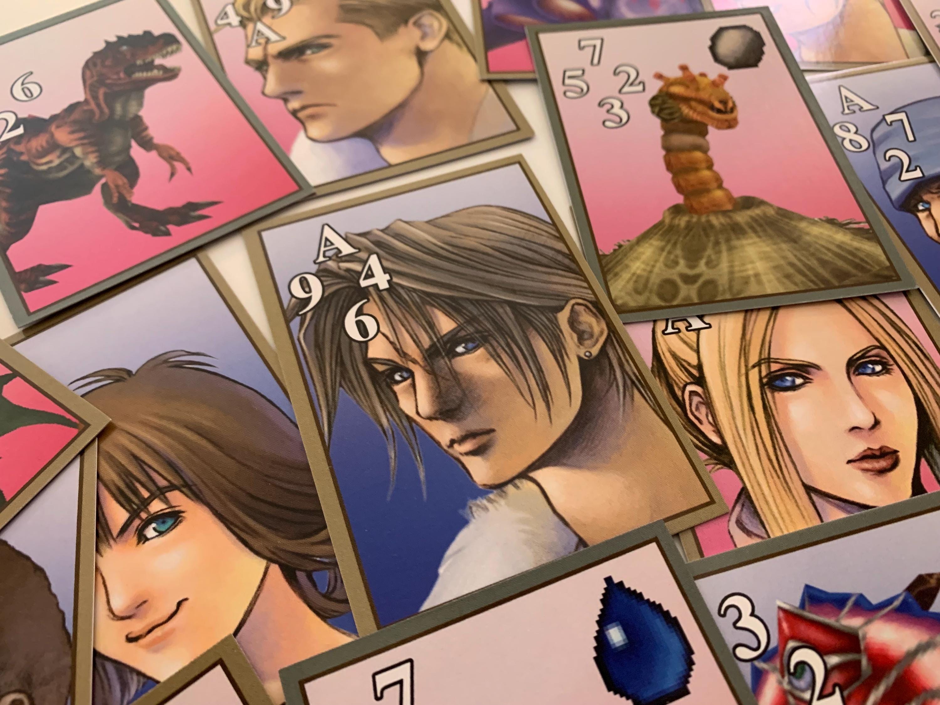 Final Fantasy VIII Triple Triad Full Card Set - Etsy