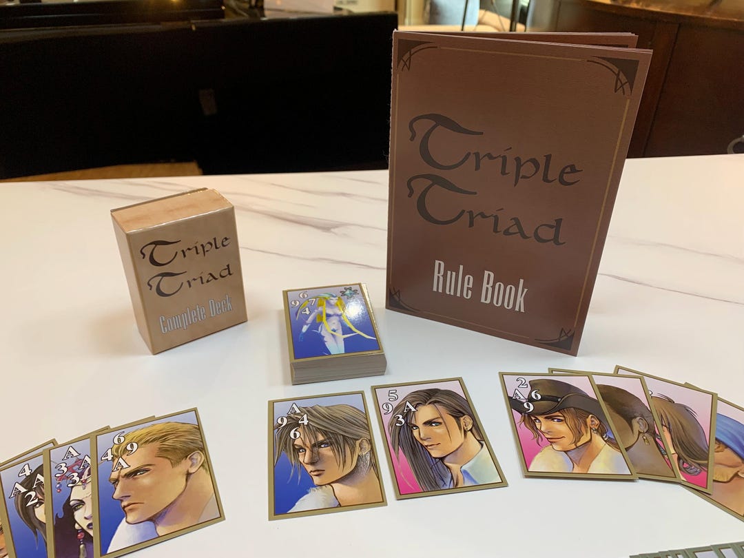 FINAL FANTASY VIII　カード三枚セット　額縁付き FINAL FANTASY VIII カード三枚セット 額縁付き