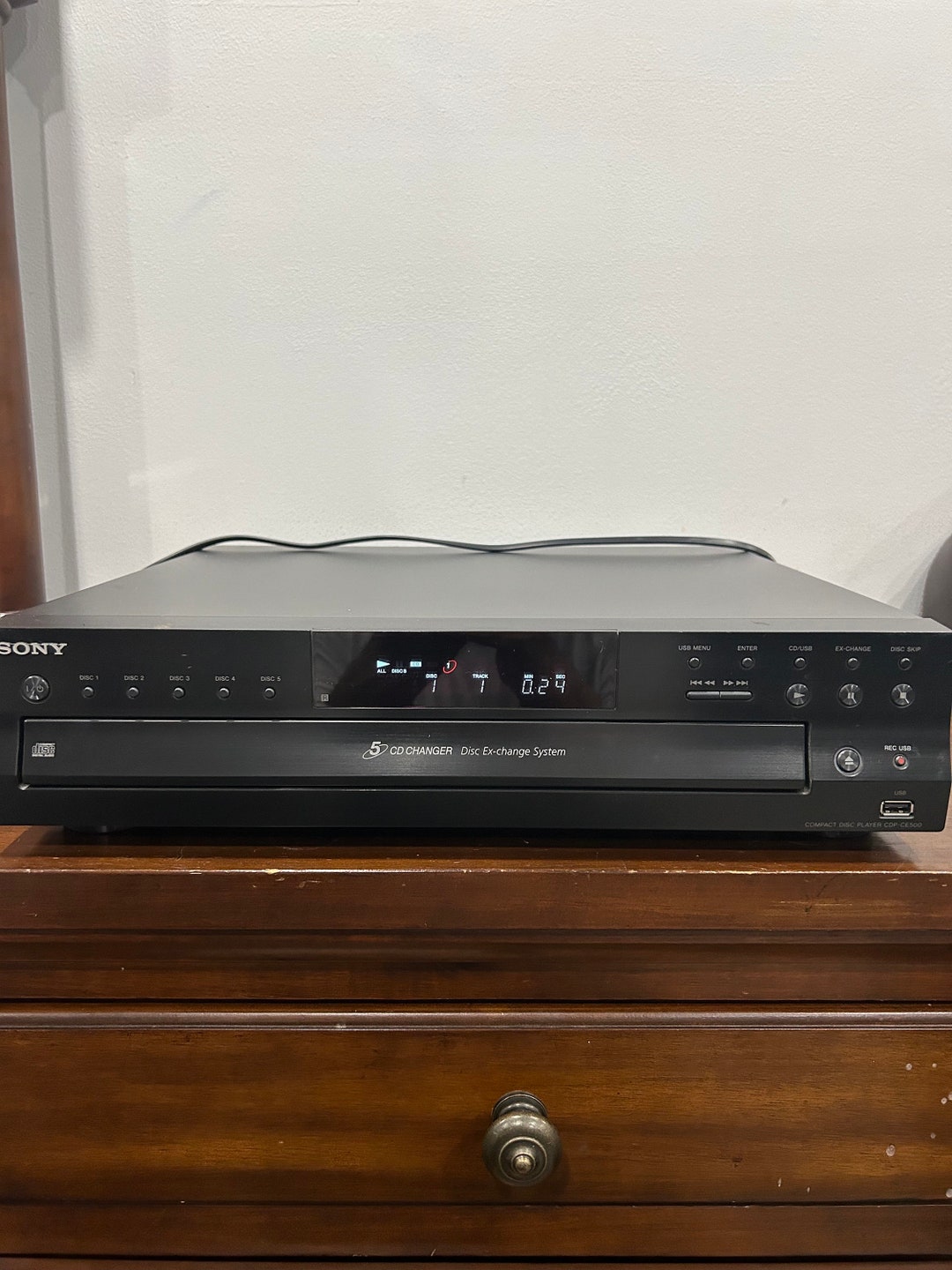 Sony 5 CD Changer Etsy