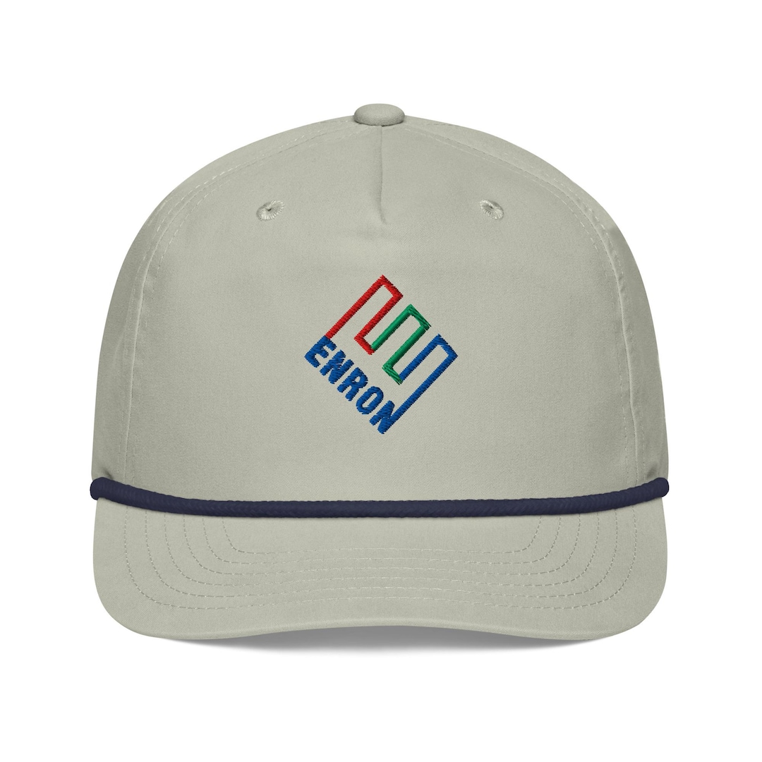 Enron Risk Management Hat Enron Hat | Embroidered Rope Hat - Etsy