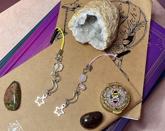 Crescent Moon Phone Charm