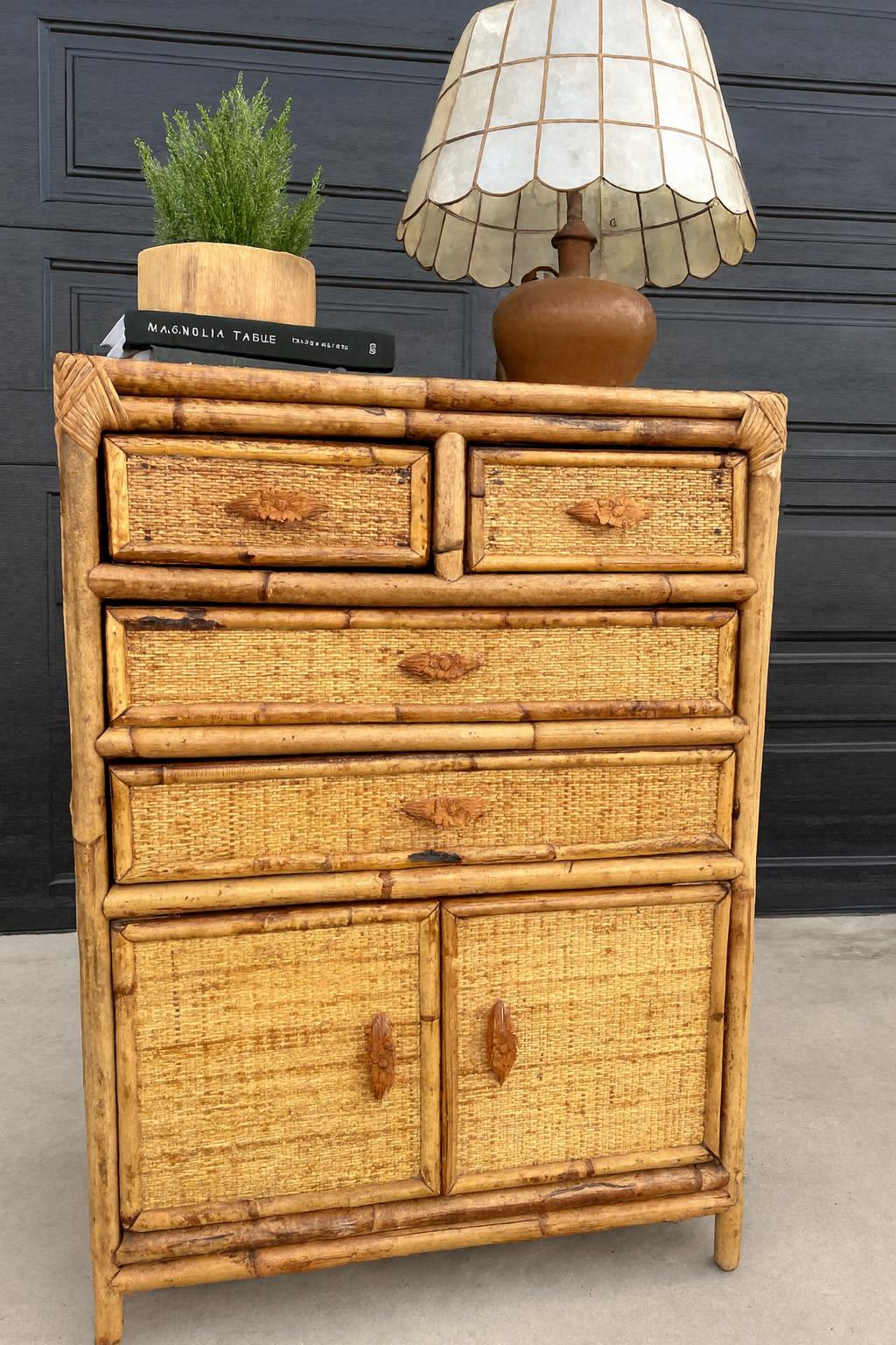 Bamboo commode - Etsy.de