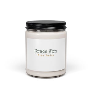 Grace Won | Plot Twist | Sojaljus — Doftande kanel och vanilj, kristen återhämtningsgåva