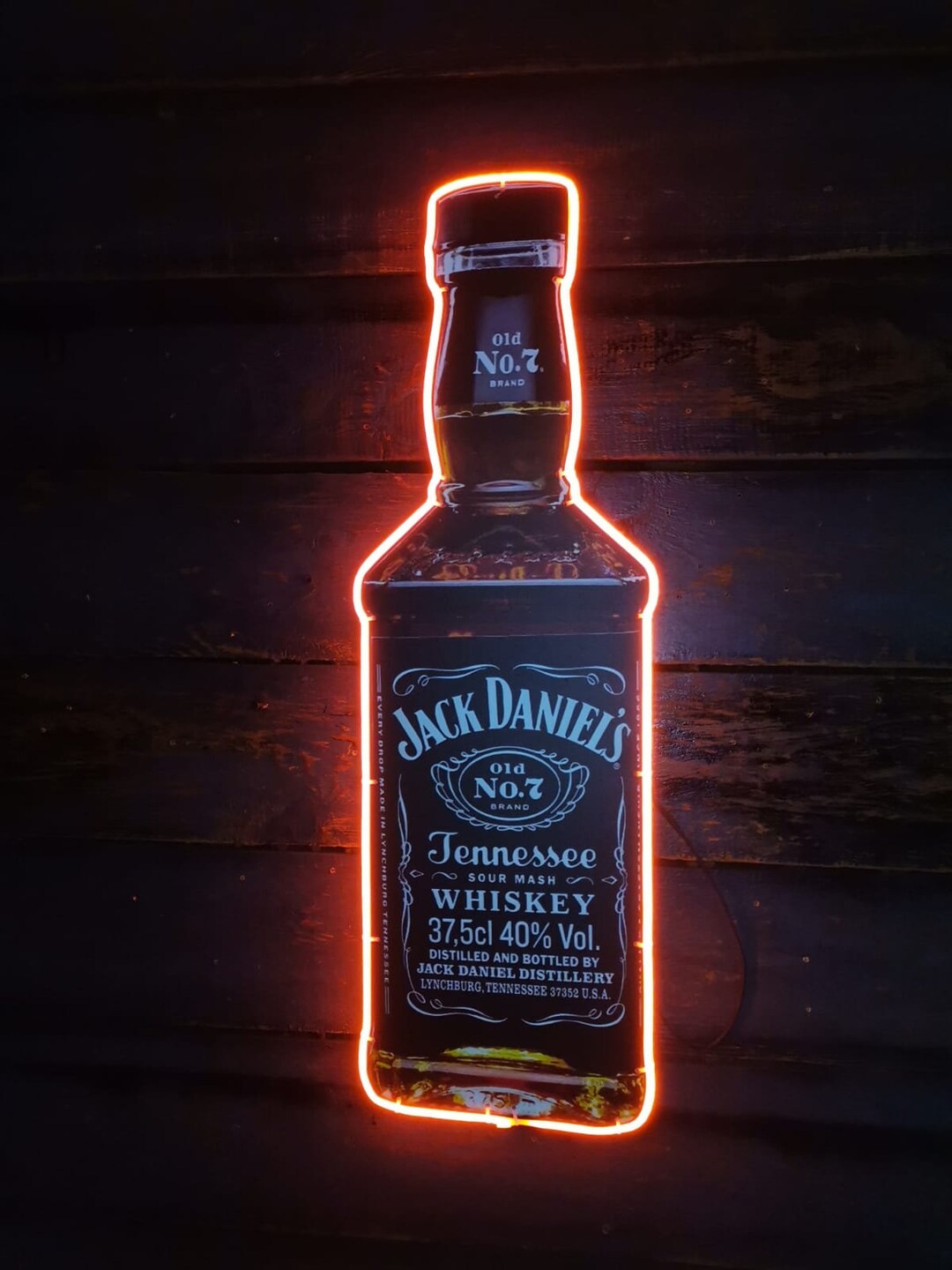 Design Inspired 26 Jack Daniels Bottle Beer Liquor LED Neon Sign With