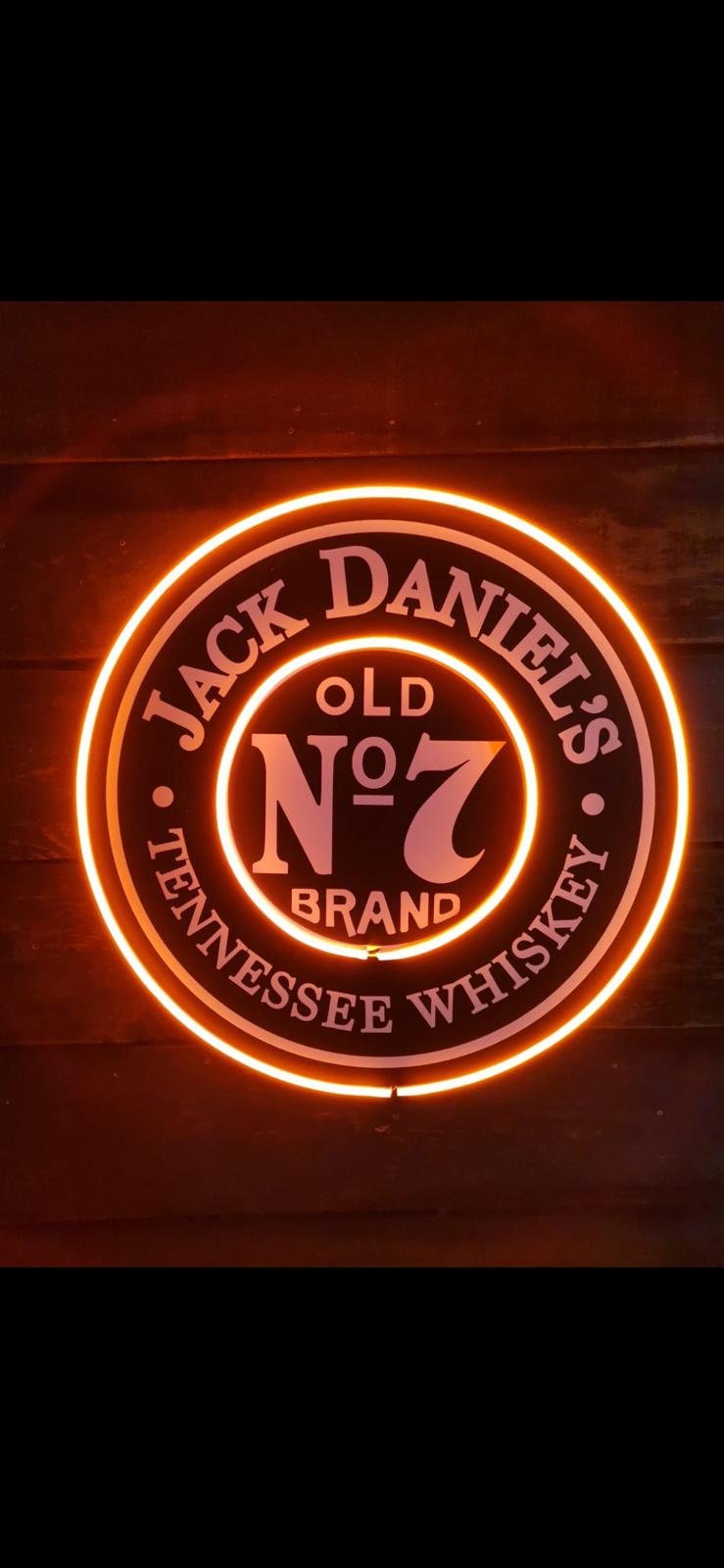Design Inspired 18 Jack Daniels Neon LED Sign With Dual Orange Light - Etsy