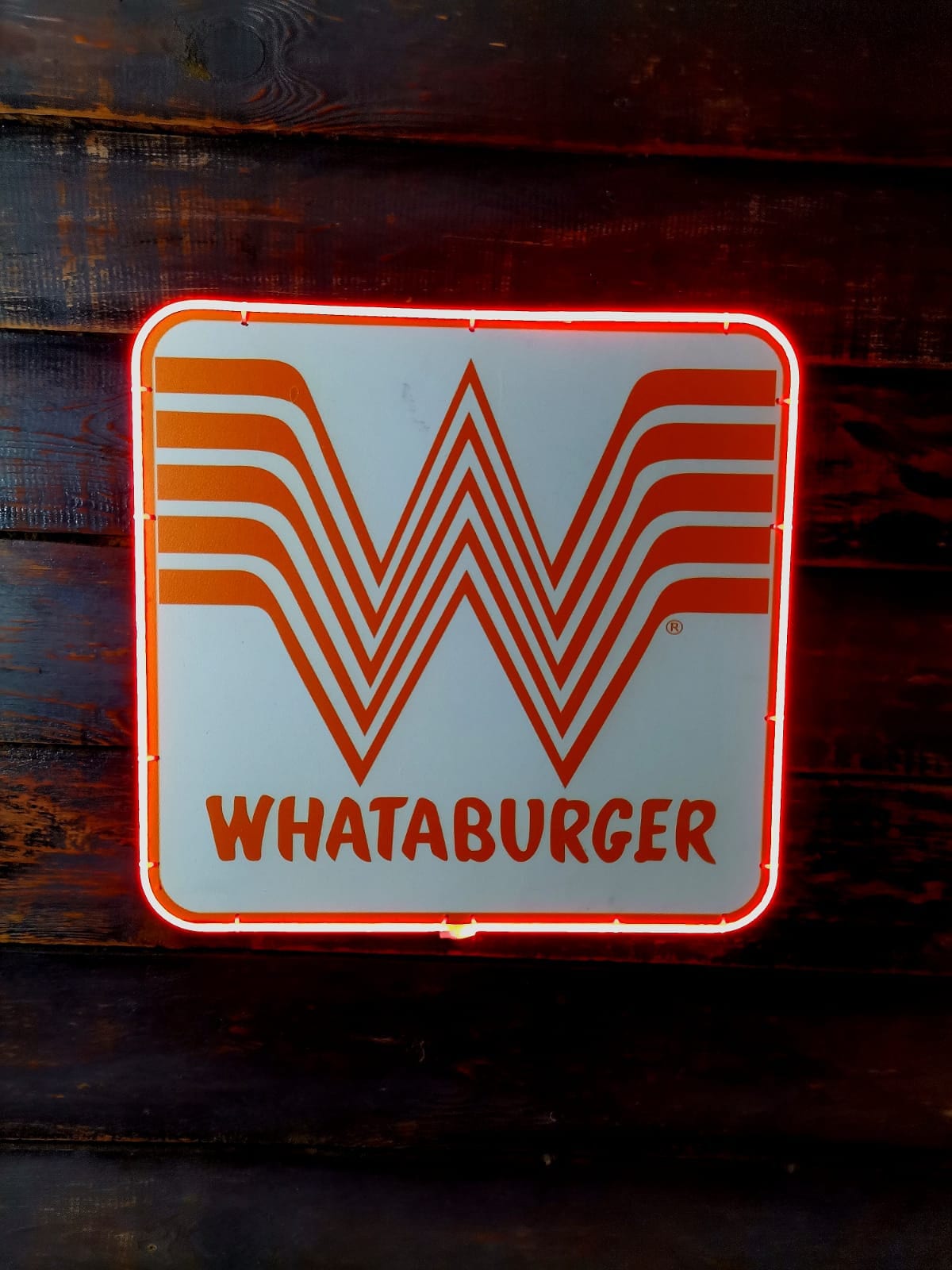 Design Inspired 18 Whataburger Neon LED Sign With Orange - Etsy
