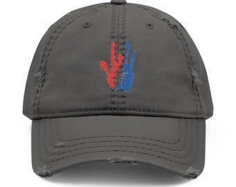Czapka z haftem Grateful Dead JGB Dad | Dead & Company Distressed