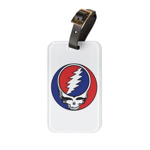 Grateful Dead Stealie-bagagelabel