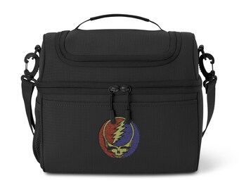 Haftowana torba termiczna Grateful Dead – Dancing Bears i Steal Your Face Designs