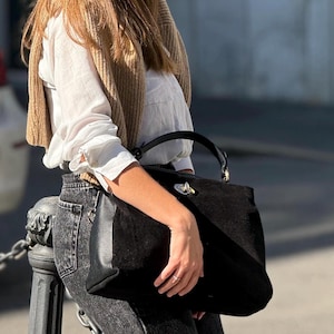 Lederhandtasche,Echte Ledertasche,Leder-Einkaufstasche,Handgemachte Ledertasche,Crossbody-Ledertasche,Luxus-Ledertasche,Minimalistische Ledertasche