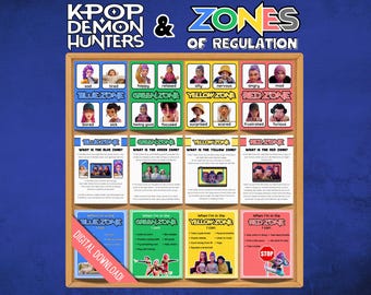 Zonas de regulación y estrategias de afrontamiento de los cazadores de demonios del K-Pop: imágenes y pósteres, descarga digital