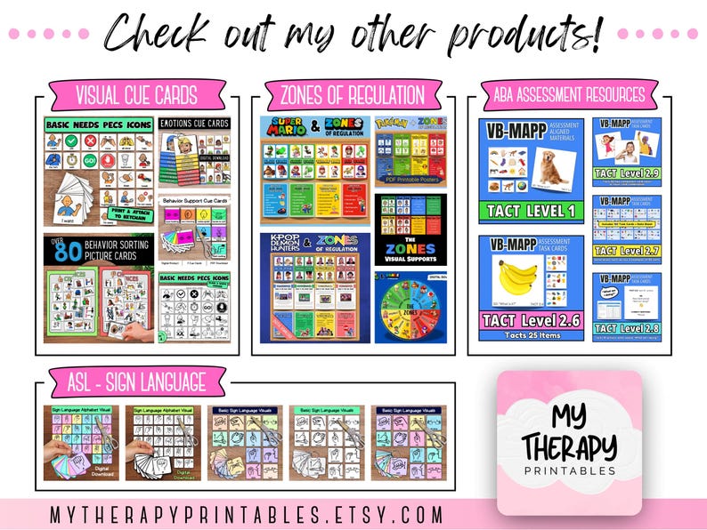 Basic Needs PECS Icons, Printable Communication Cards, ABA Speech ...