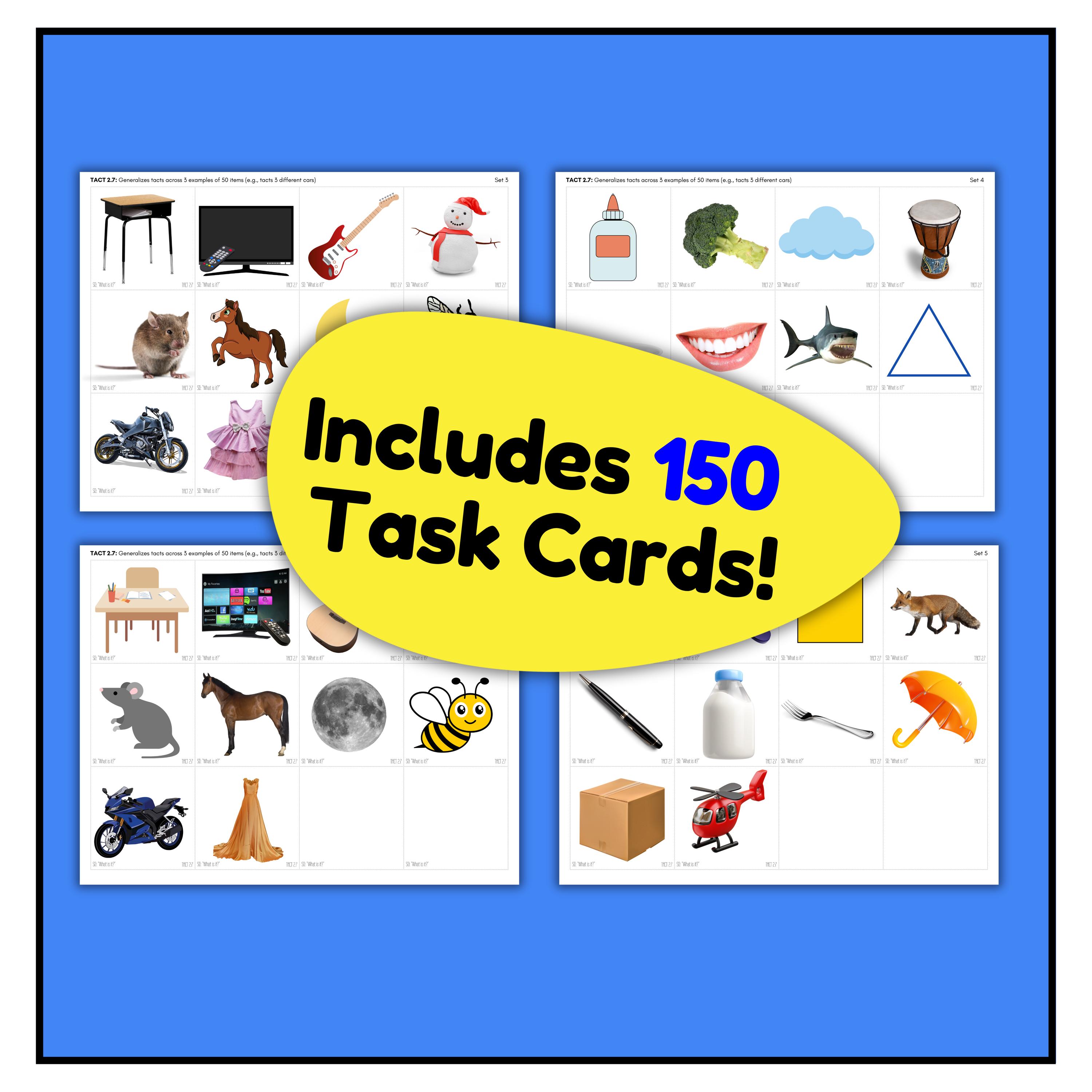 VB-MAPP Tact Level 2.7 Task Cards - Etsy