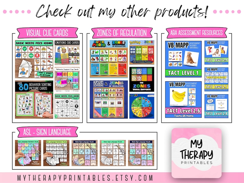 Printable Sign Language Flashcards ASL Poster and Card Set for Kids ...