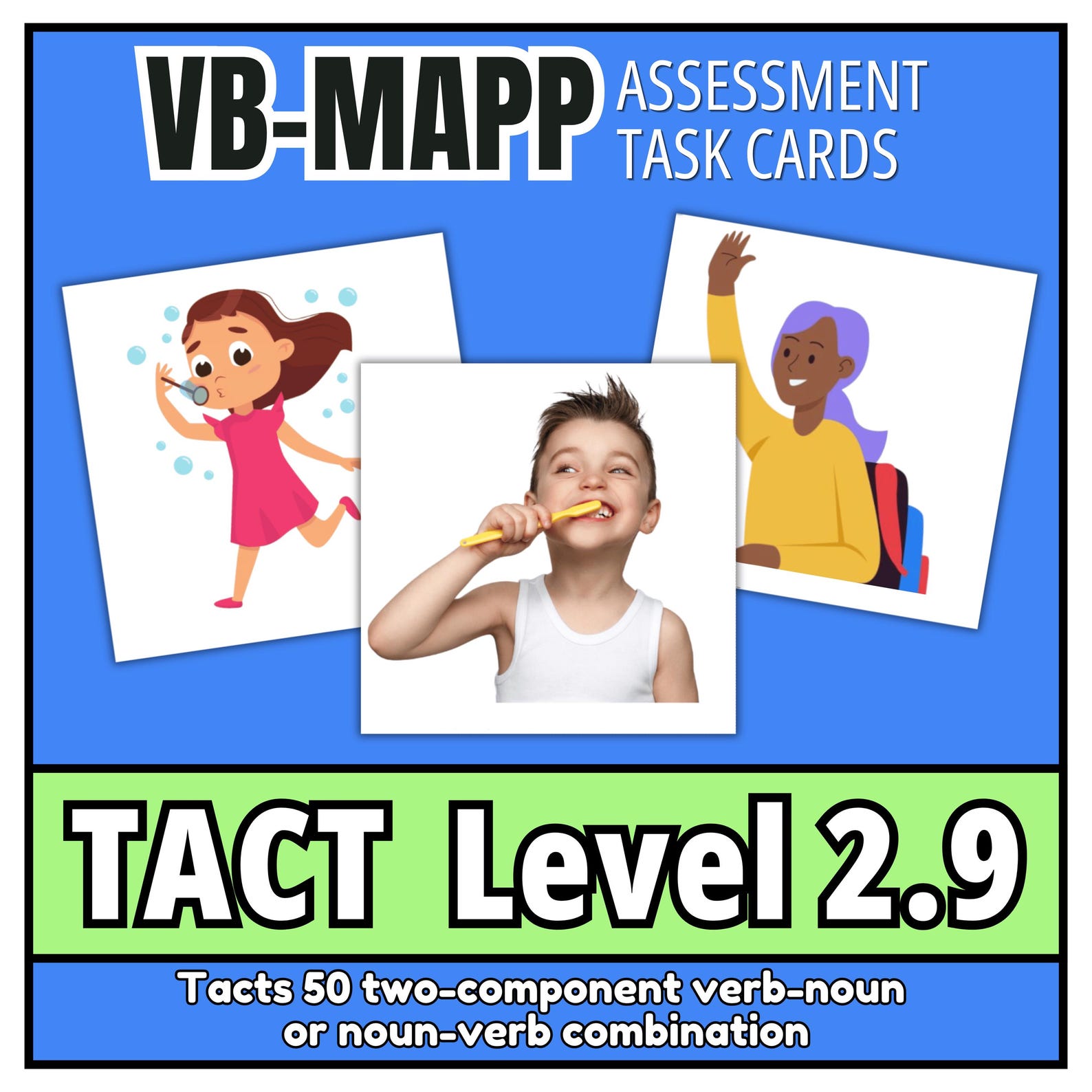 VB-MAPP Tact Level 2.9 Task Cards - Etsy
