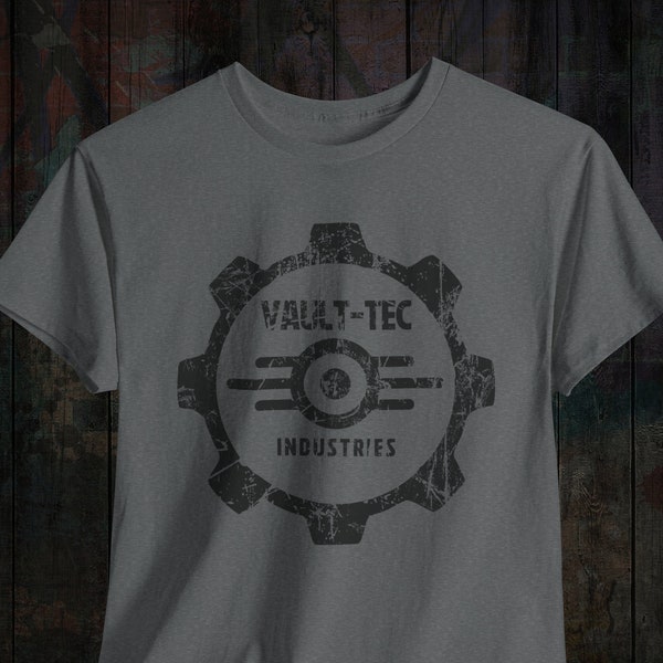 Fallout T Shirt, Vault-Tec Tshirt, Vault Boy Inspired Tee, Brotherhood of Steel, Vault Dweller Top, Fallout 4 Merchandise, Nuka Cola Merch