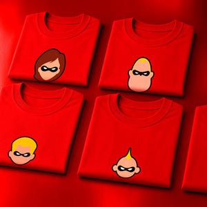 The Incredible Family - Family Matching Shirts