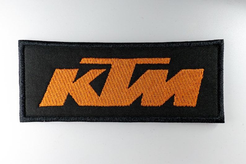 Patchs thermocollants KTM Bouclier brodé Patch de bouclier thermoadhésif image 1