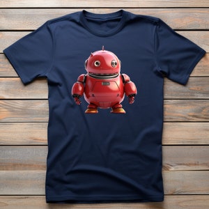 Blaze | Robot T-Shirt, Cool Mechanical Android Design, Comfy Cotton Top for Casual Wear, Perfect Gift for Sci-Fi Lovers