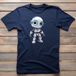 Vex | Robot T-Shirt, Cool Mechanical Android Design, Comfy Cotton Top for Casual Wear, Perfect Gift for Sci-Fi Lovers