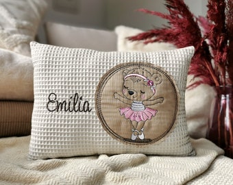 Geburtskissen Mädchen Junge, personalisiertes Taufkissen, Baby Geschenke personalisiert, Kissen Baby personalisiert, Babykissen mit Namen