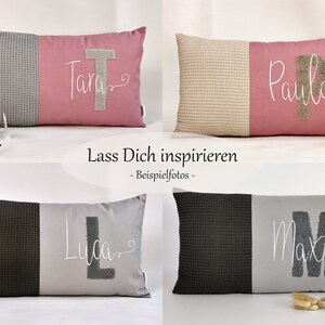 Namenskissen, Kindergeschenke personalisiert, Babygeschenke personalisiert, Kissen mit Namen Kinder, Kissen personalisiert, Kissen mit Namen Bild 7