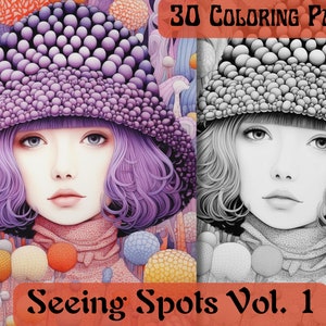 Seeing Spots Vol. 1 Coloring Set | Printable Digital Download