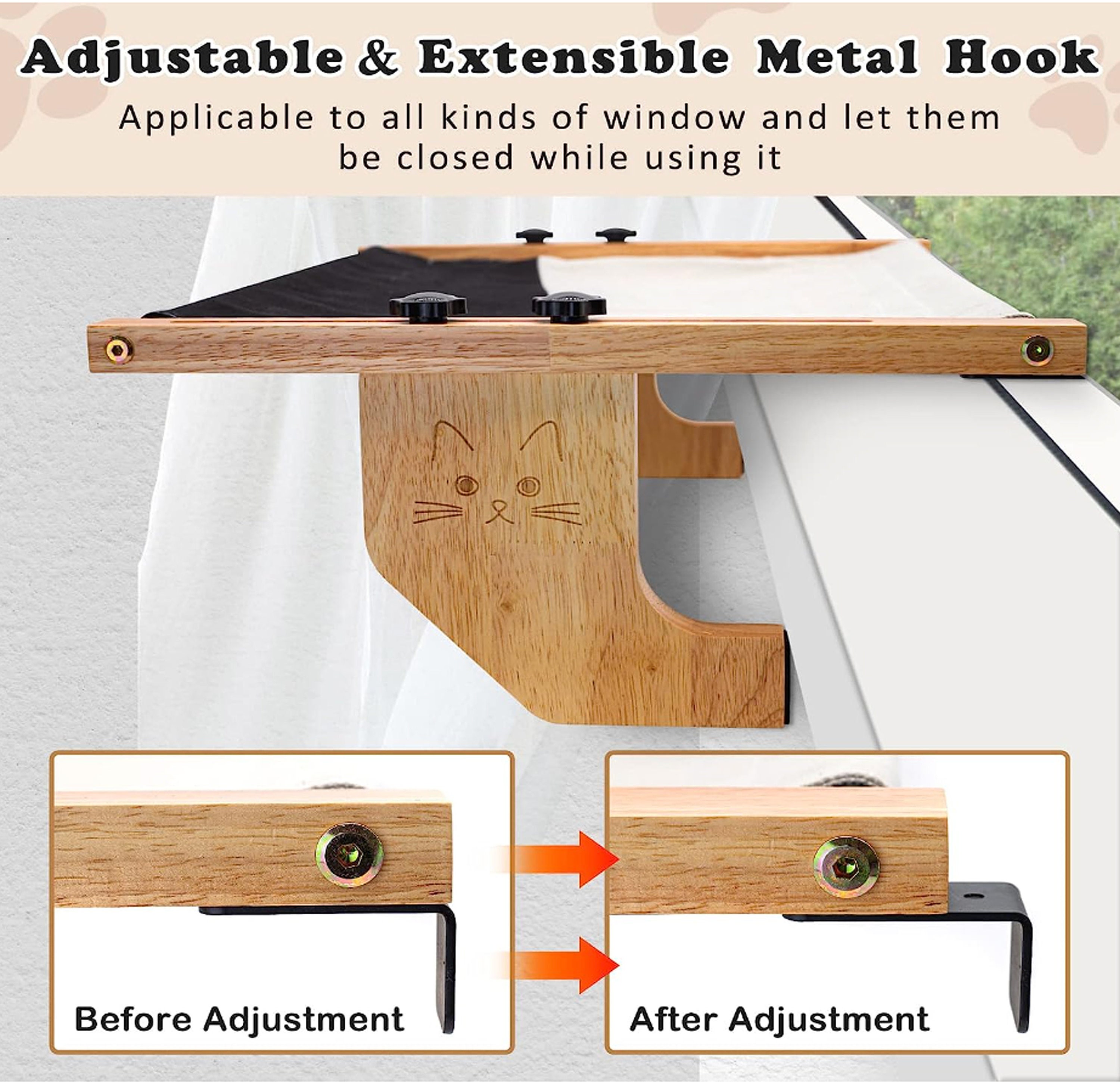 Cat Window Perch Cat Shelf Window Sill No Tools Etsy