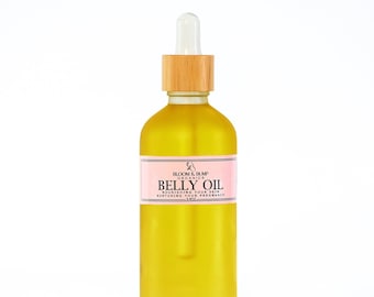 Organic Pregnancy Belly Oil | Stretch Mark Prevention | All-Natural Moisturizer for Mothers | Safe Maternity | New Mom Gift | Eco-friendly