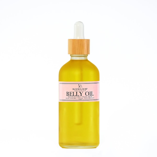 Organic Pregnancy Belly Oil | Stretch Mark Prevention | All-Natural Moisturizer for Mothers | Safe Maternity | New Mom Gift | Eco-friendly