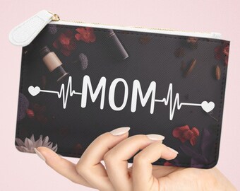 Mom Clutch Bag: Vegan Faux Leather Mini Bag