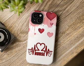 MagSafe Tough Cases, Nurse, phone case, iphone case, MagSafe iphone case, mom gift,  gift for mom, graduation gift, gift for nurse, RN