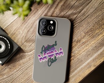 Antisocial Mom Club Phone Case: Impact Resistant Polycarbonate