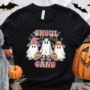 Ghoul Gang Sweatshirt: Funny Retro Halloween Ghost Shirt