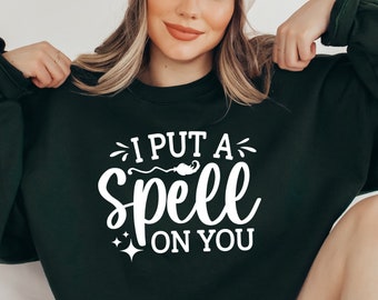 I Put A Spell On You Halloween Shirt: Spooky Season Tee