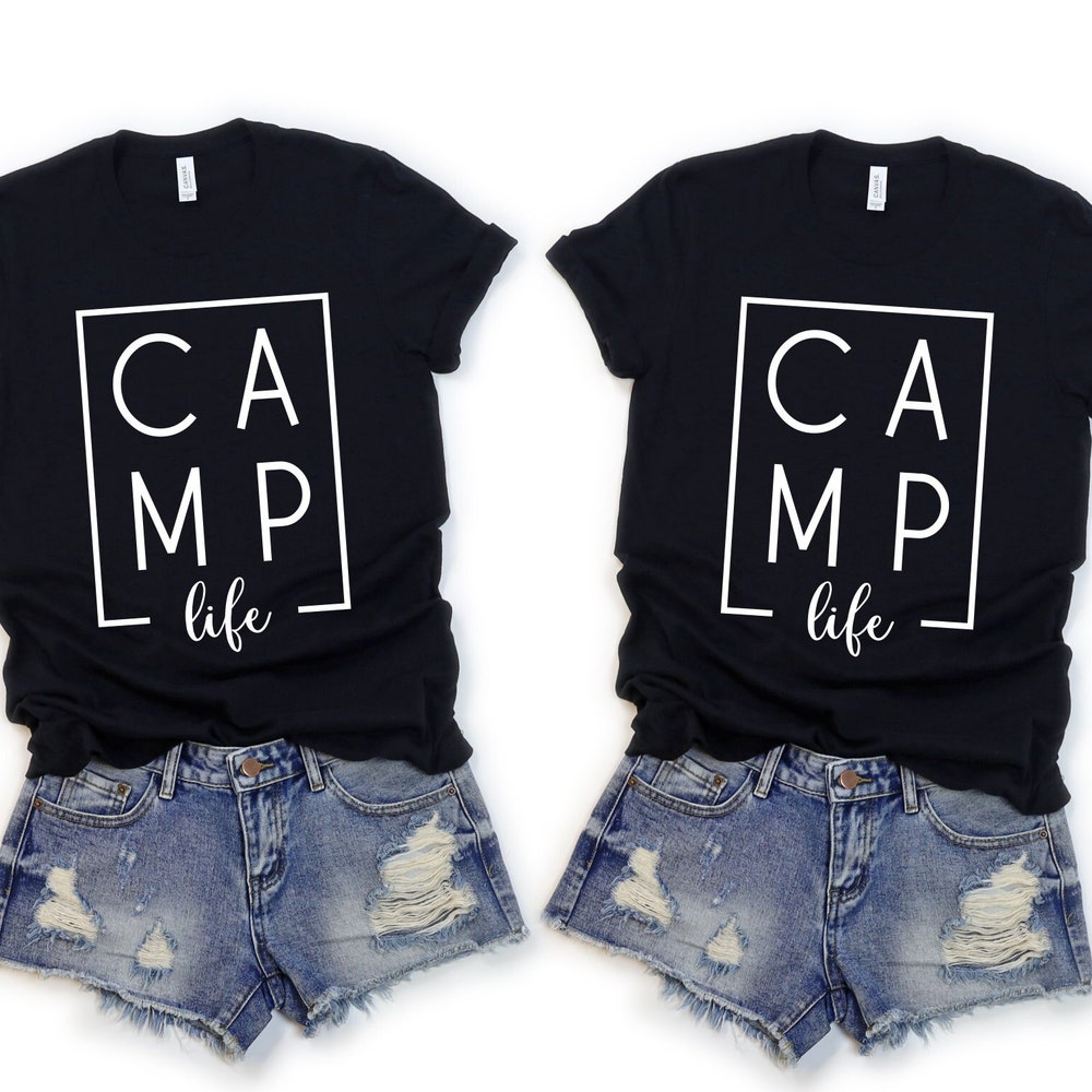 New Fashion Camping Life Shirt,Camping Shirt, Travel T-Shirt,Camp Squad Shirt, Camper Shirt, Summer Vacation Shirts, Summer Shirts, Camp Squad Shirt