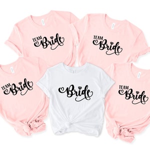 Bride & Team Bride Shirts: Bachelorette Party Tees