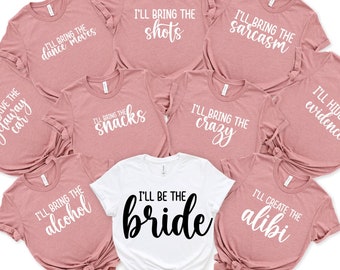 Bachelorette Party Shirts: 'I'll Bring' Group Vacation Tees