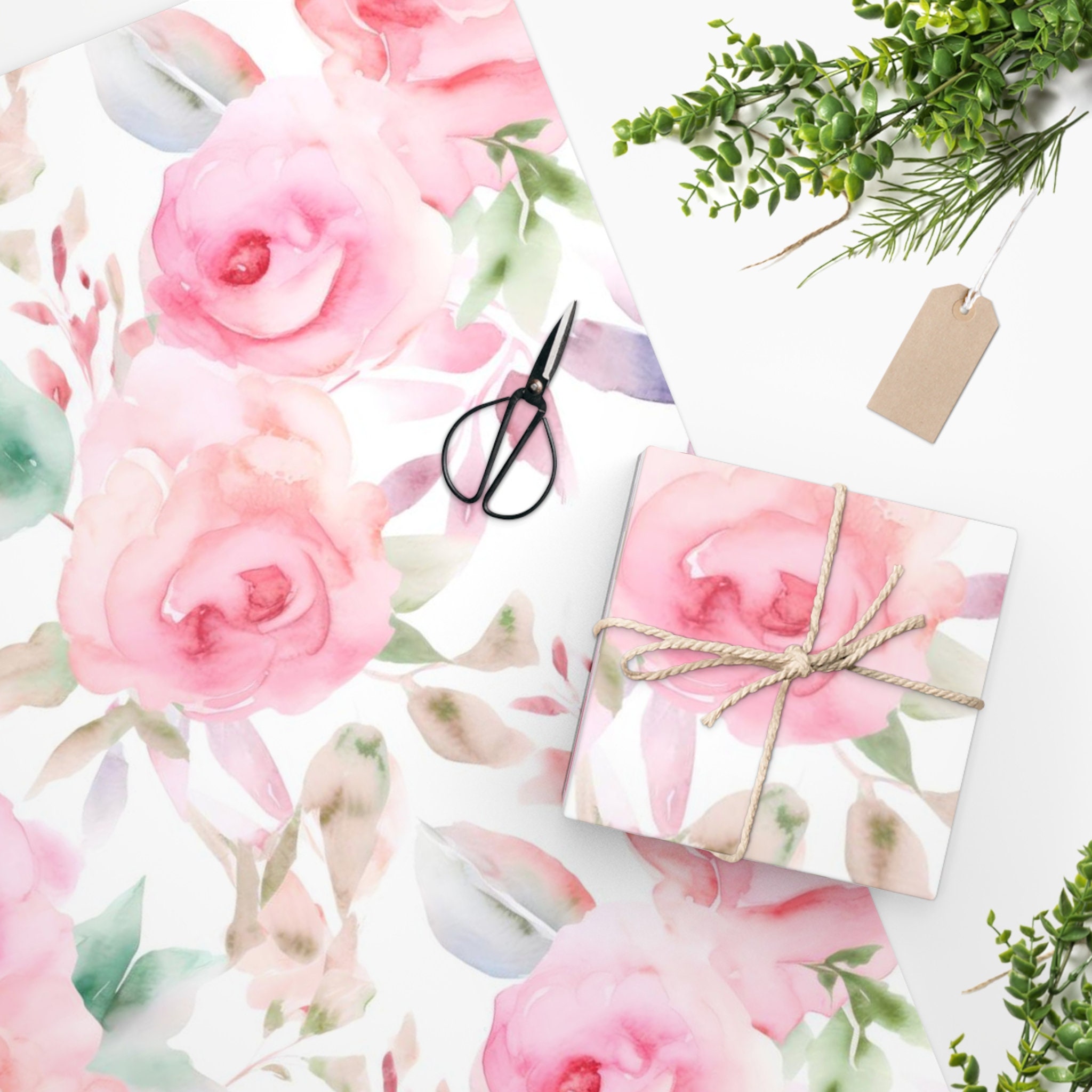 Pink Floral Wrapping 