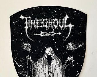 Timeghoul - 1992-1994 -  BLACK Border Officially Licensed Woven Back Patch New SOLD OUT
