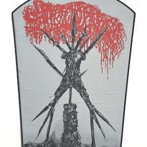 Sanguisugabogg - Hideous Aftermath BLACK Border Officially Licensed WOVEN Back Patch Sold Out Direct New
