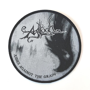 Agalloch - Ashes Against The Grain 2023 Metal & Beer Fest Parche tejido exclusivo con borde negro y licencia oficial AGOTADO Directo