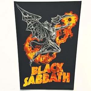 Black Sabbath - Supernaut BLACK Border Licensed Woven Back Patch Limited Edition of 50 New Sold Out Direct Ozzy Osbourne